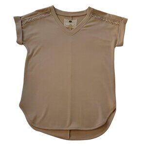 Cupio Women's V-Neck Short Sleeve Ultra Soft Top